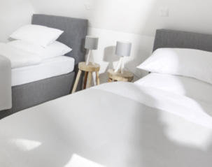 Ferienhaus Boltenhagen Schlafzimmer Einzelbetten